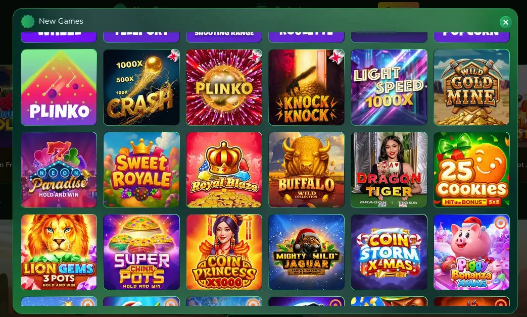 Batery Casino gaming experience